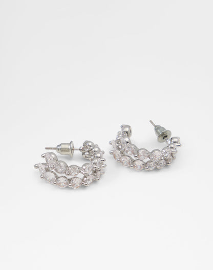 Elizabethh - Silver/Clear Multi - alternate image
